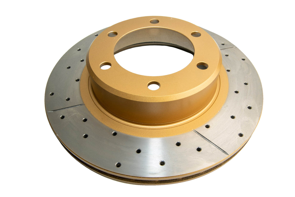Street Gold Cross-Drill/Slotted Kp Toyota 90 Landcruiser 96-> Front DBA792X - DBA
