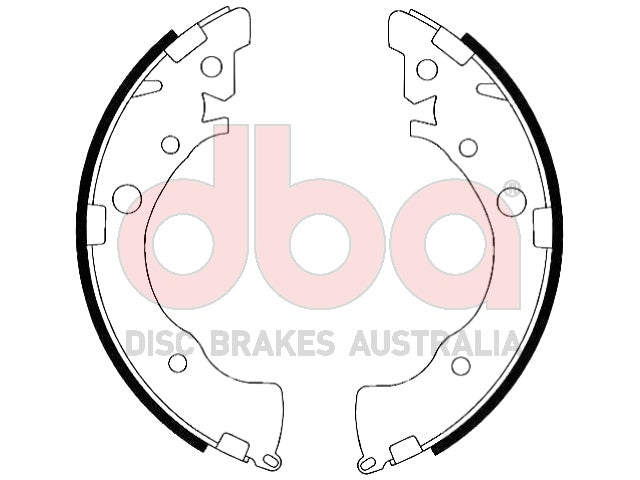 Street Series Brake Shoes Honda 200MM DBAS2018 - DBA