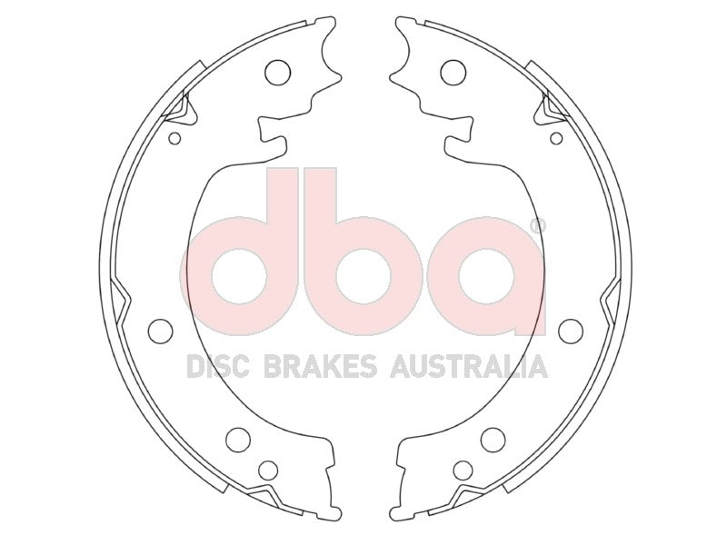 Street Series Brake Shoes Holden/Izuzu Parking Brake 210MM DBAS2043 - DBA