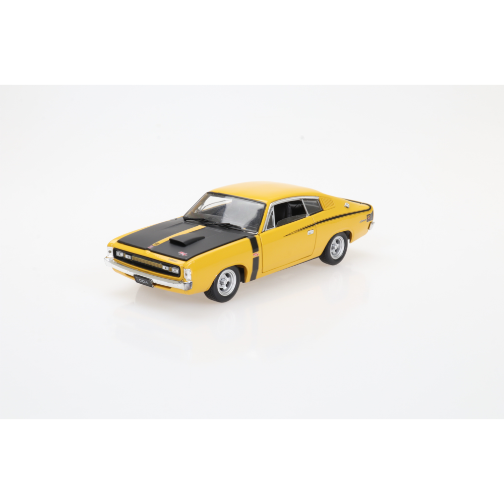 Chrysler Valiant Charger E38 Yellow Diecast Model Car 1:24 Scale (Approx. 18–20cm) Collectible | Universal Auto Spares