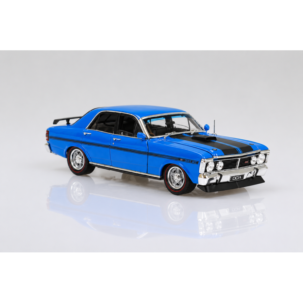 Ford Falcon XY GTHO Electric Blue Diecast Model Car 1:24 Scale Collectible - Diecast Models