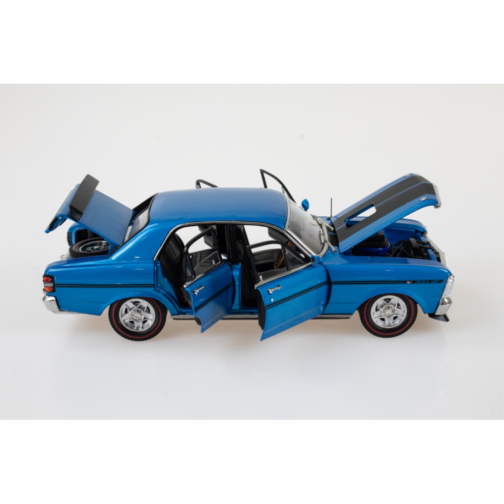 Ford Falcon XY GTHO Electric Blue Diecast Model Car 1:24 Scale Collectible - Diecast Models