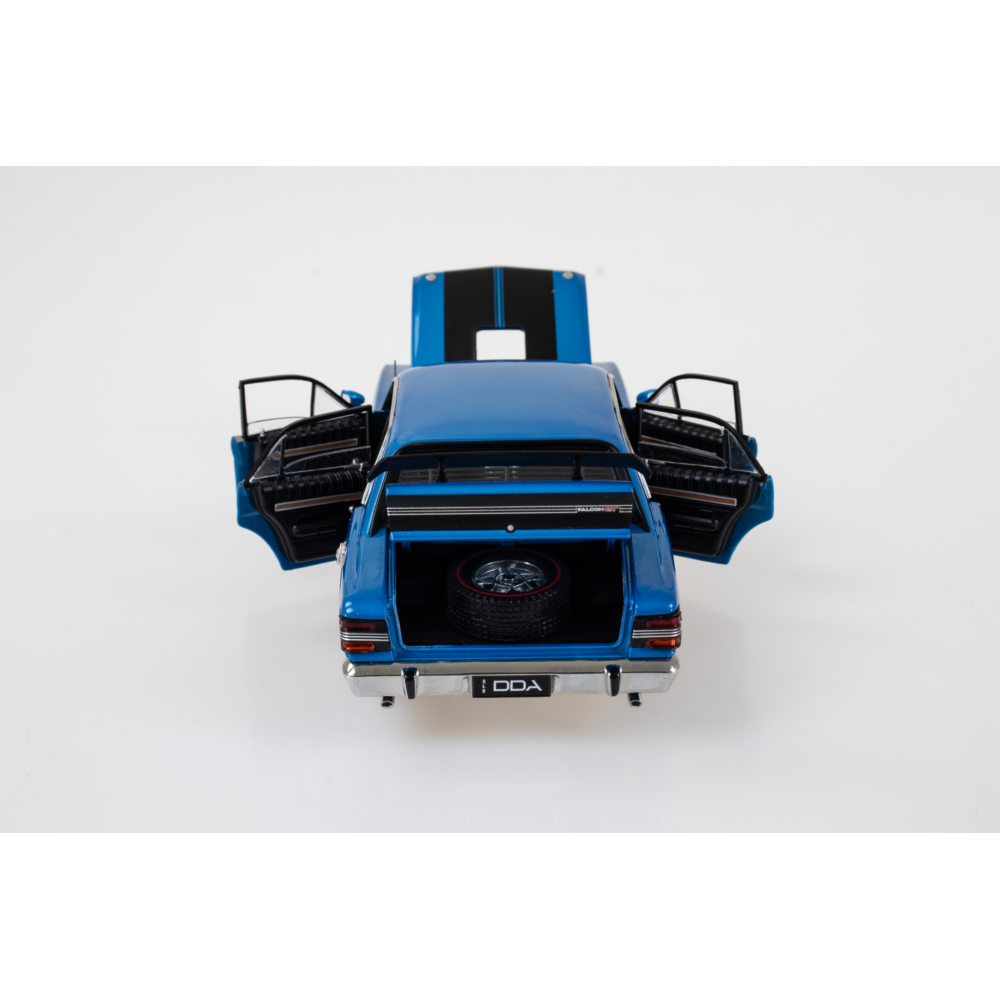 Ford Falcon XY GTHO Electric Blue Diecast Model Car 1:24 Scale Collectible - Diecast Models