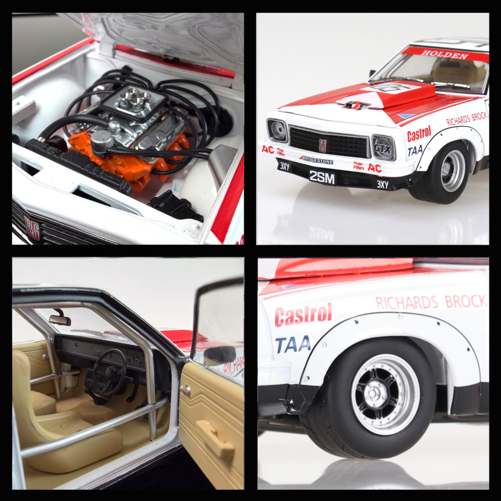 Holden A9X Torana 308 Peter Brock 1979 Bathurst Winner Diecast Model Car 1:24 Scale Collectible