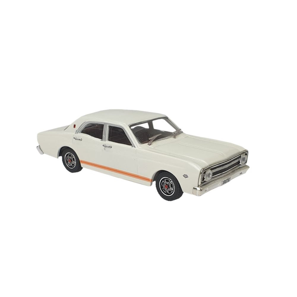 1967 Ford Falcon XR GT Avis White Diecast Model Car 1:43 Scale (Approx. 10–11cm) Collectible | Universal Auto Spares