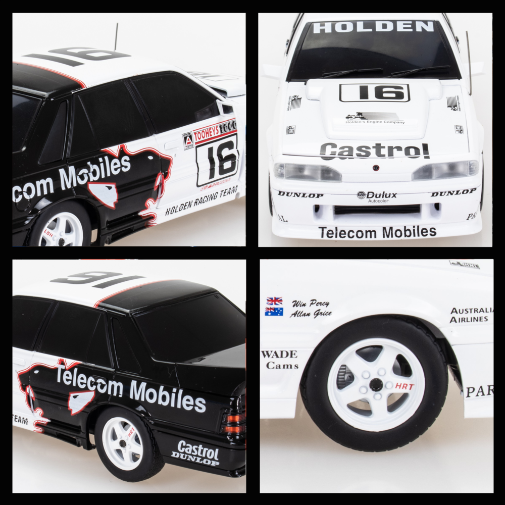1990 Bathurst Winner Holden Commodore VL SS Group A SV #16 Allan Grice Win Percy Spectra Rides Plastic Light Up Model Car 1:24 Scale Collectible