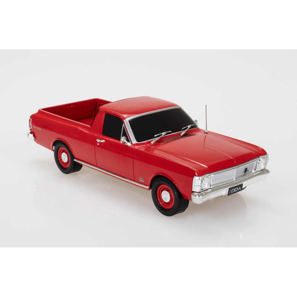 Ford Falcon XW Standard Ute Red Spectra Rides Plastic Light Up Model Car 1:24 Scale Collectible