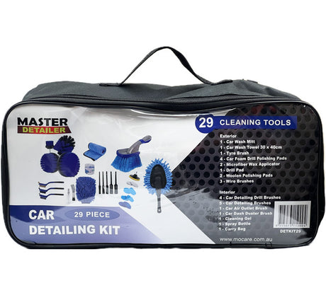 Car Detailing Kit 29 Piece - Master Detailer