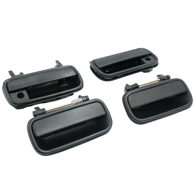 4 Pcs Textured Black Front Rear Outer Door Handle Fit For Toyota Hilux 1988-2005 DH-TA014-4PCS - Machter