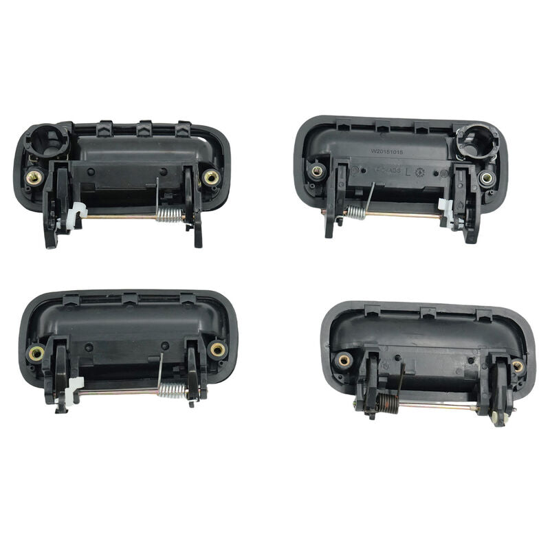 4 Pcs Textured Black Front Rear Outer Door Handle Fit For Toyota Hilux 1988-2005 DH-TA014-4PCS - Machter