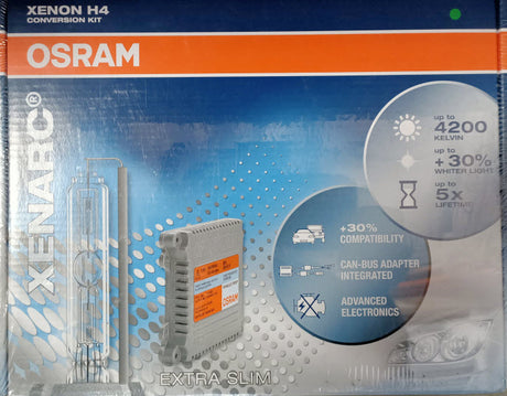 HB4 HID KIT 12V 35W 4200K Complete Kit Globes & Ballast - OSRAM