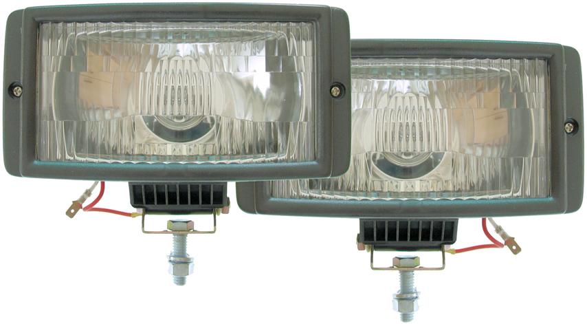 12V 100 watt Driving Lamp Set Rectangular Double Blister - AUTOKING