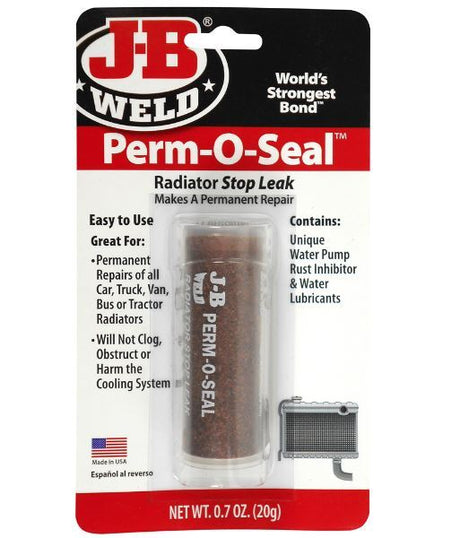 Radiator Stop Leak Perm-O-Seal Permanent Repair 20g - J-B Weld | Universal Auto Spares