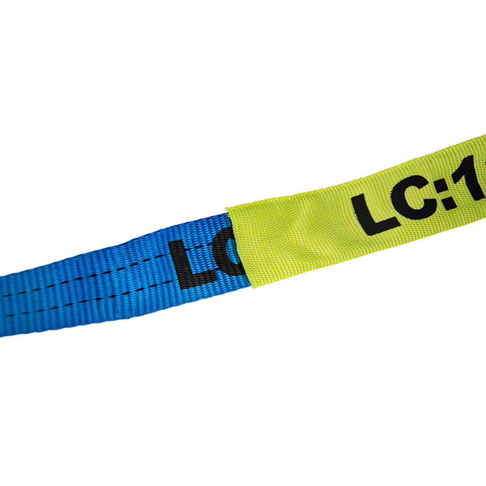 Transport Tie Down 1200KG Capacity 38mm Webbing - Monkey Grip