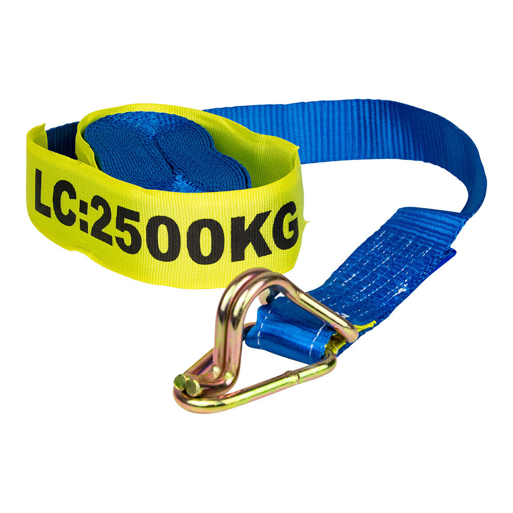 Transport Tie Down 2500KG Capacity 50mm Webbing - Monkey Grip