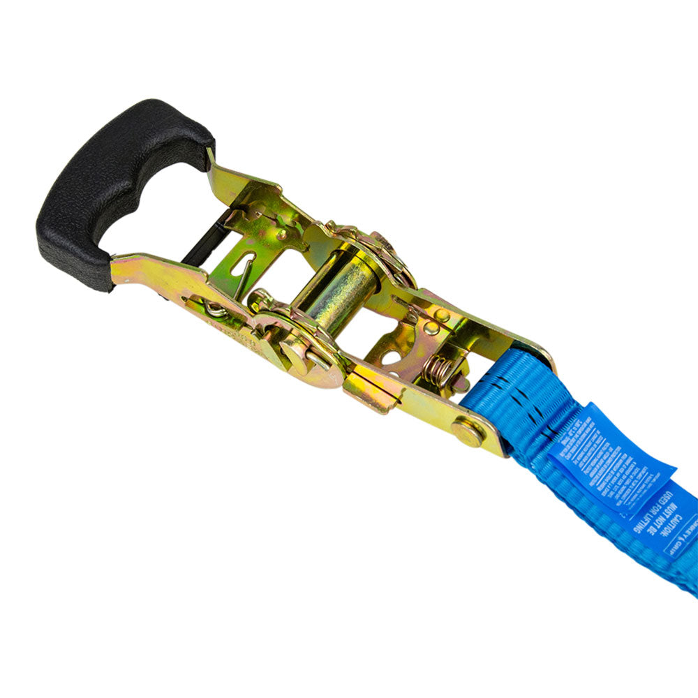 Transport Tie Down 600KG Capacity 25mm Webbing - Monkey Grip