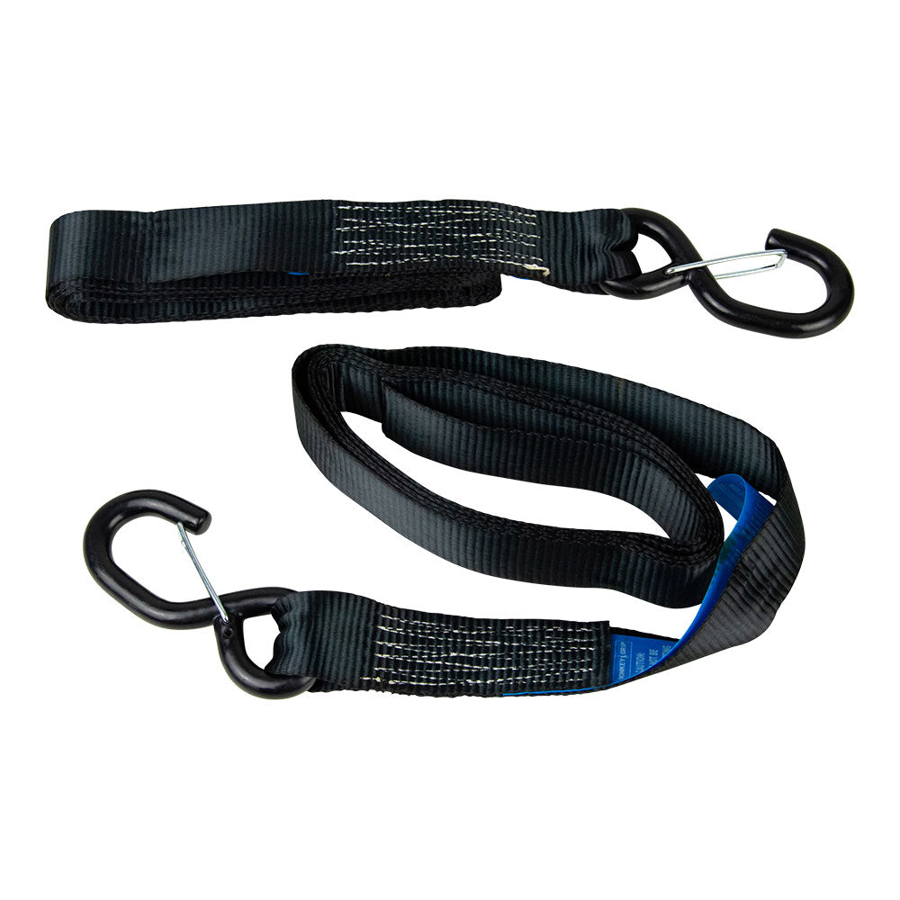 2 Piece Motorcycle Tie Down Ratchet Type 38mm x 3m 1000kg - Monkey Grip