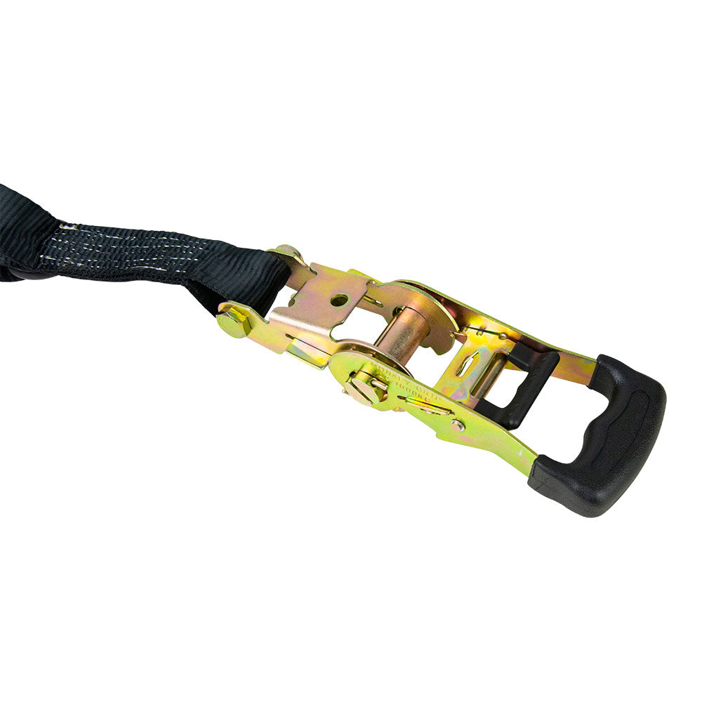 2 Piece Motorcycle Tie Down Ratchet Type 38mm x 3m 1000kg - Monkey Grip