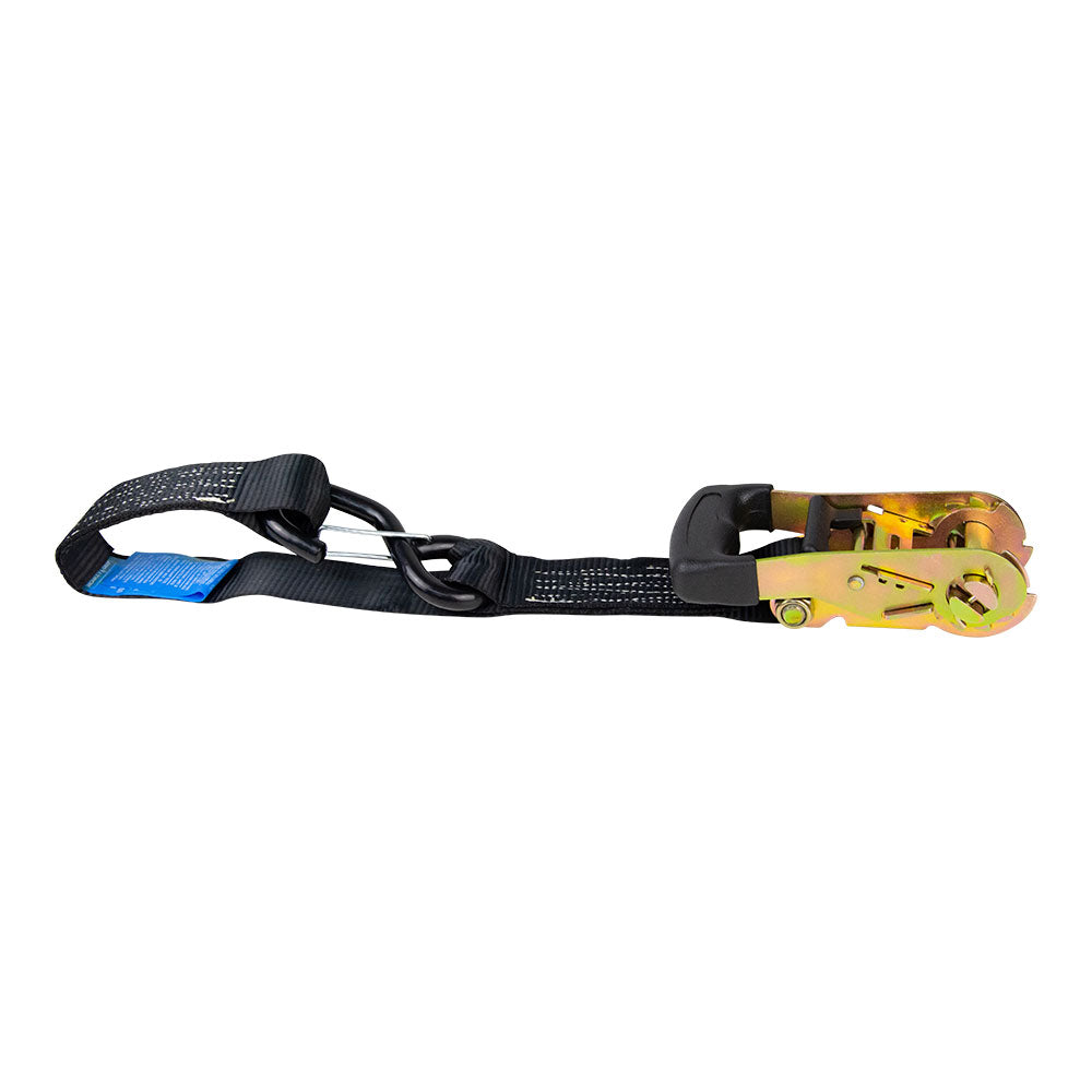 2 Piece Motorcycle Tie Down Ratchet Type 38mm x 3m 1000kg - Monkey Grip