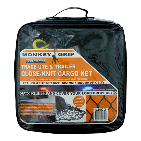 Close-Knit Cargo Net 1250 x 1850mm - Monkey Grip | Universal Auto Spares