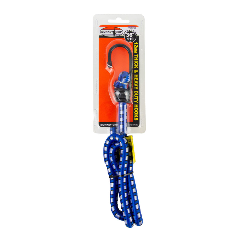 Monkey Grip Heavy Duty 12"-60" Octopus/Bungee Strap 12mm Thick - Monkey Grip