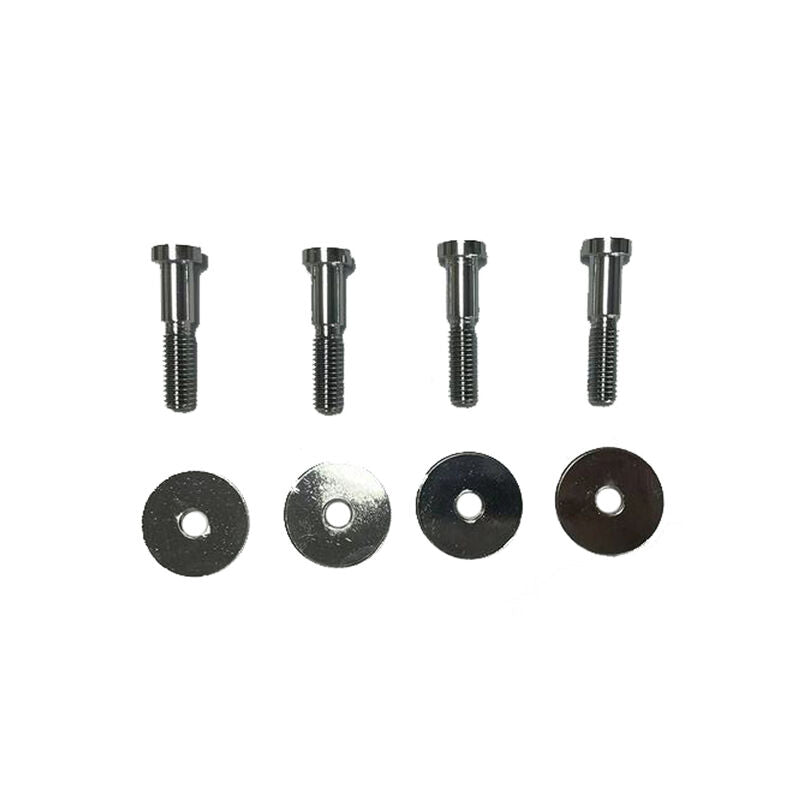 4 x Chrome Door Lock Striker Bolts Washers Fit For Holden HQ HJ HX HZ WB Torana LH LX UC DSLL-HLN002 - Machter