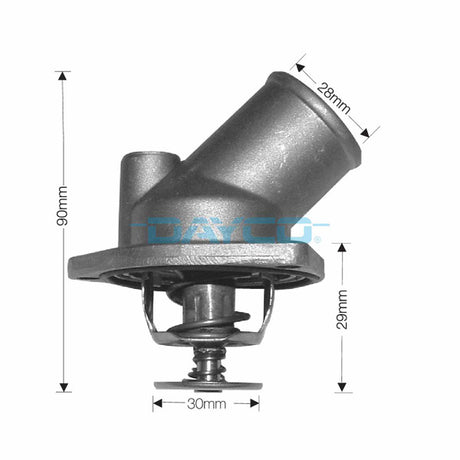 Thermostat Housing 91C Holden DT87B - DAYCO | Universal Auto Spares