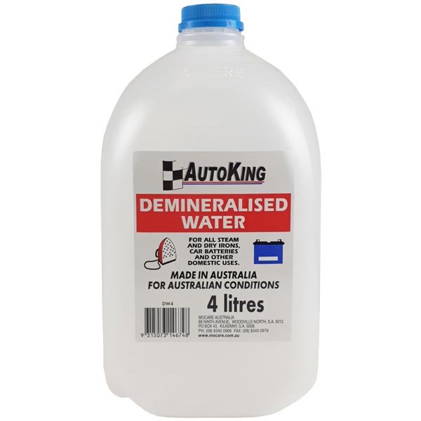 Demineralised Water 2L, 4L, 10L & 20L - AUTOKING 4L