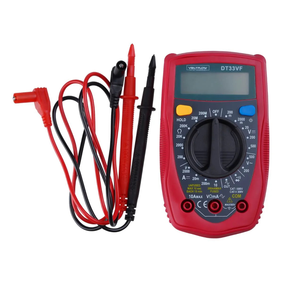 Digital Multimeter AC/DC Voltage Gauging DC Current - VoltFlow