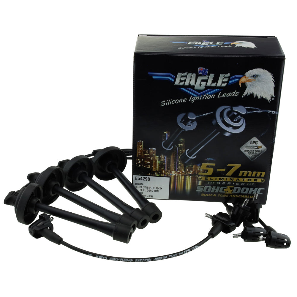 Ignition Leads Fits 4CYL TOYOTA Lead Kit (5MM) E54298 - Eagle