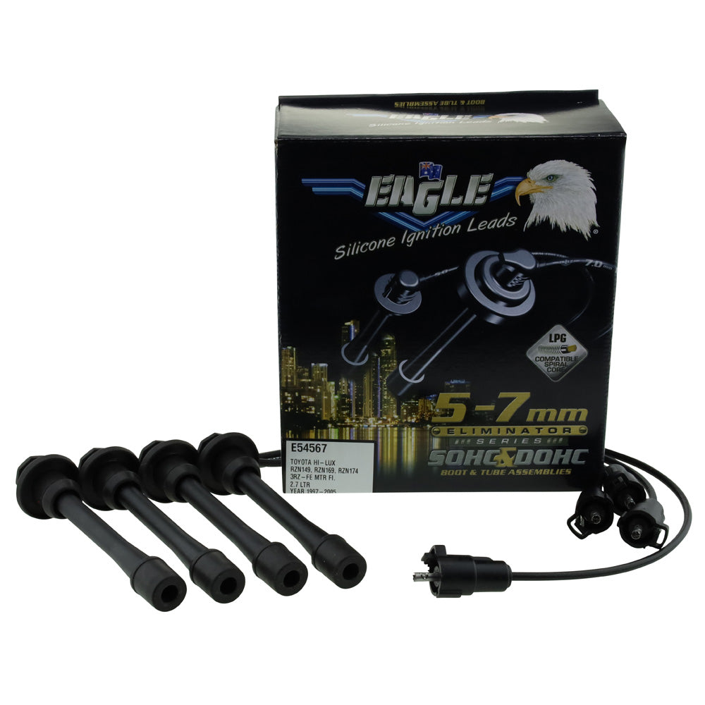 Ignition Leads Fits 4CYL TOYOTA LEAD KIT (5MM) E54567 - Eagle