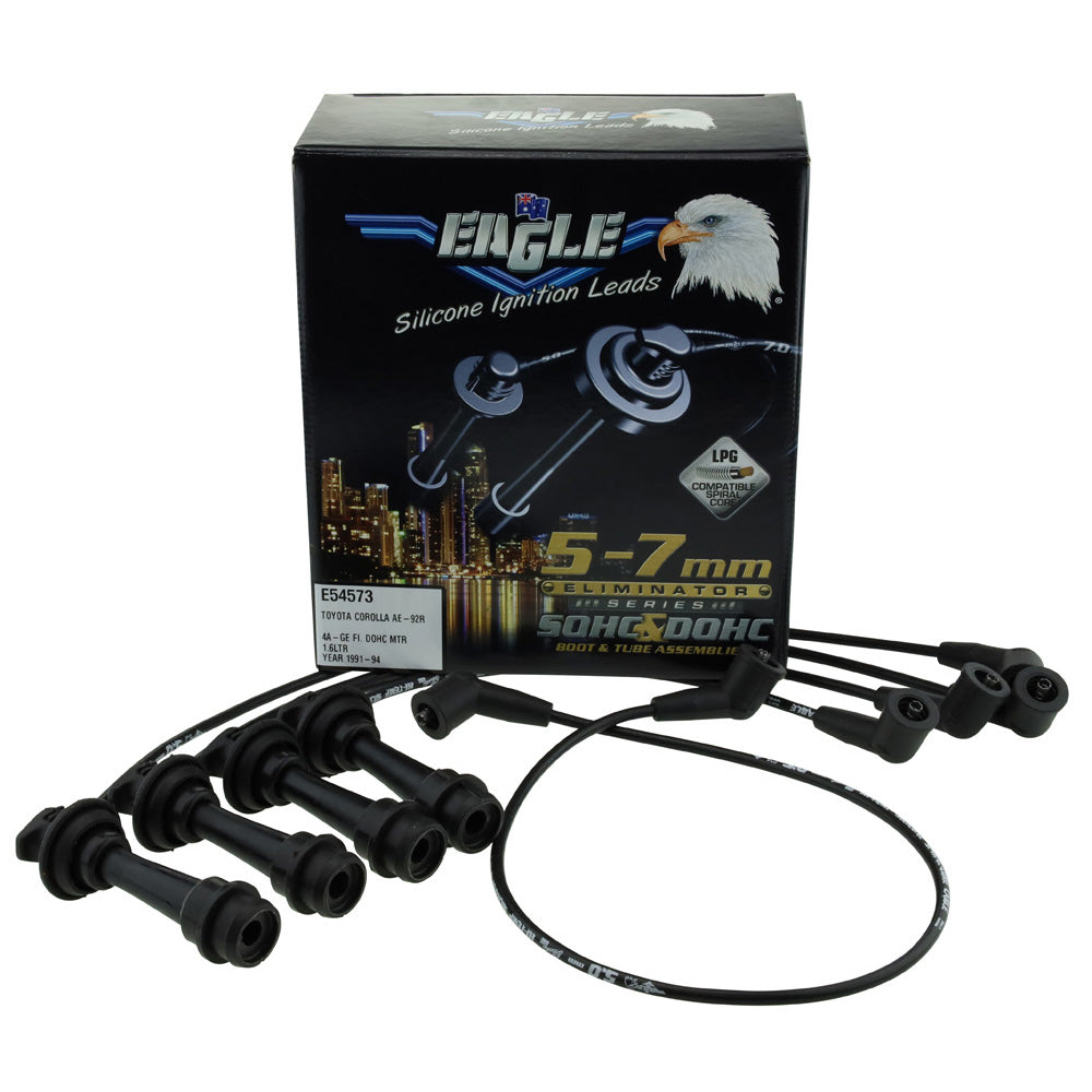 Ignition Leads Eagle Fits 4CYL Toyota Lead Kit E54573 - Eagle