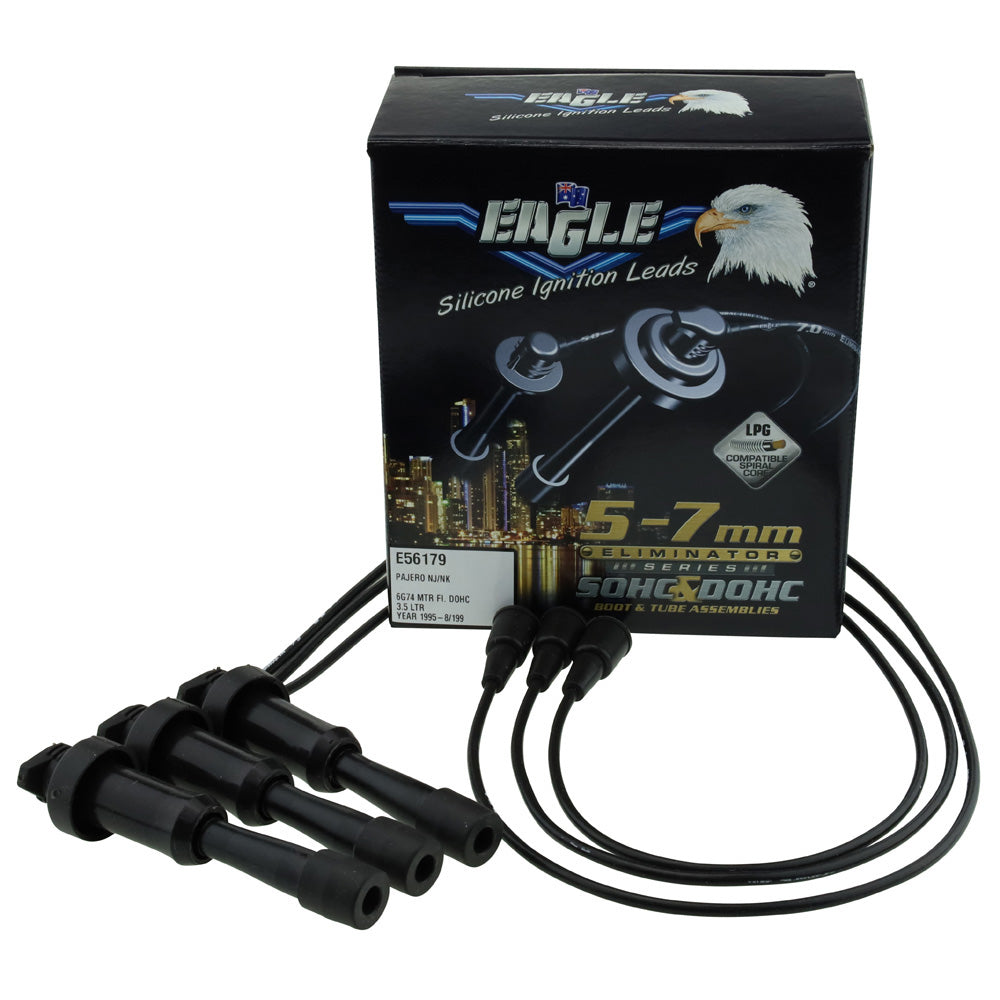 Eliminator Ignition Leads 6CYL Fits MITSUBISHI LEAD KIT (5MM) E56179 - Eagle