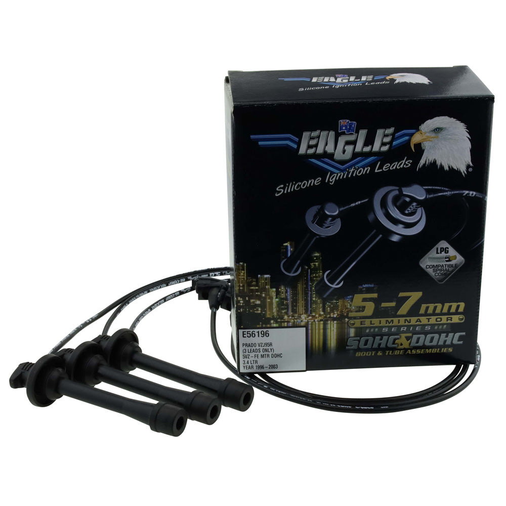 Eliminator Ignition Leads 6CYL Fits TOYOTA LEAD KIT (5MM) E56196 - Eagle