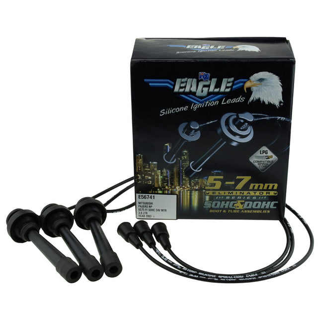 Eliminator Ignition Leads 6CYL Fits MITSUBISHI LEAD KIT (5MM) E56741 - Eagle