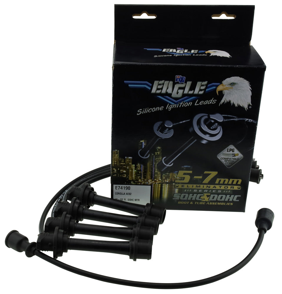 Eliminator Ignition Leads Fits Corolla 4AGE 1.6L 1986-89 E74190 - Eagle