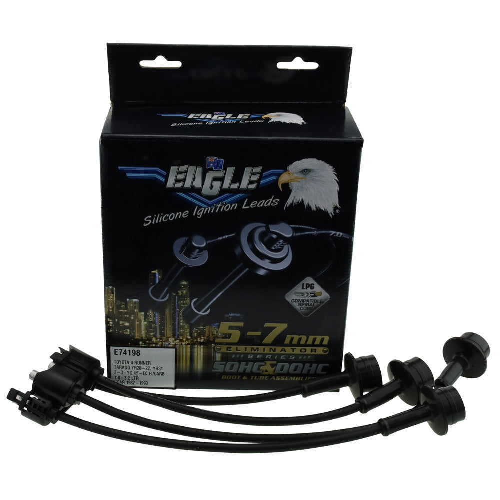 Eliminator Ignition Leads 4CYL Fits TOYOTA LEAD KIT E74198 - Eagle