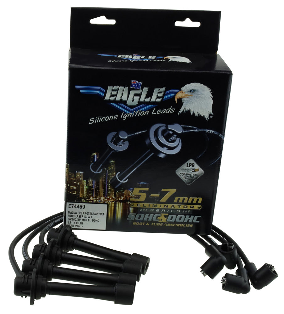 Eliminator Ignition Leads 4CYL Fits FORD/MAZDA SET E74469 - Eagle
