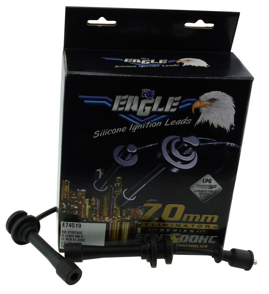 Eliminator Ignition Leads 4CYL Fits KIA LEAD KIT E74519 - Eagle