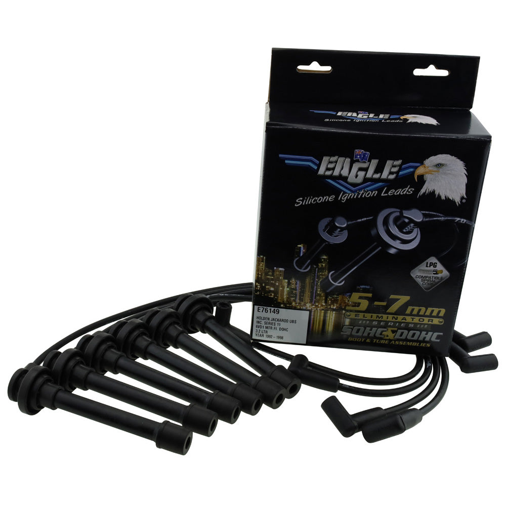 Eliminator Ignition Leads 6CYL Fits HOLDEN LEAD KIT E76149 - Eagle