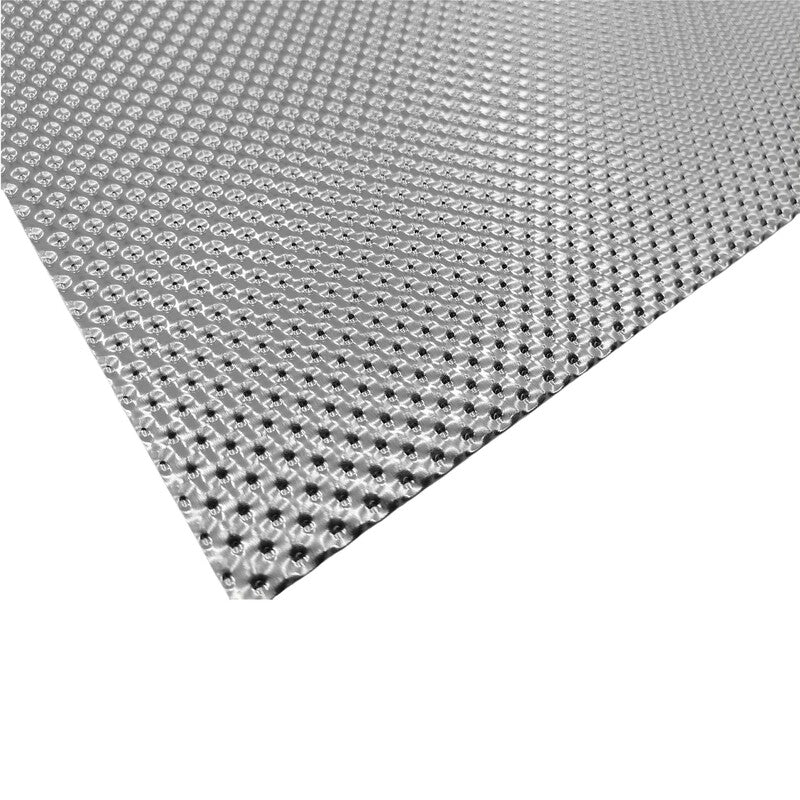 Heat Shield 500mm x 700mm Insulated Embossed Aluminium Hose Pipe Tube Cover Wrap EAS-002 - Machter