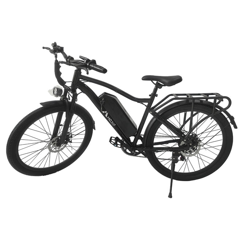 Black Adult Electric Bike 26'' 1500W Brushless Motor EBike Off Road 7 Speed Mountain Ebike EBIKE-005 - Machter