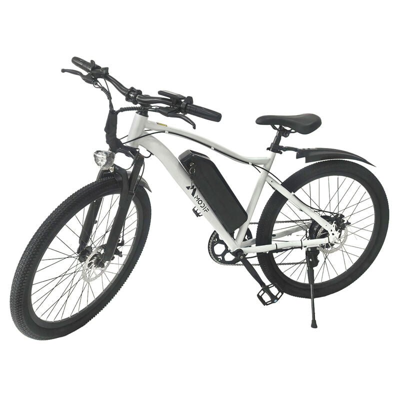 White 1500W Electric Bike 26'' E-MTB 48V Ebike Adult off Road City Bicycle Commuter EBIKE-006 - Machter