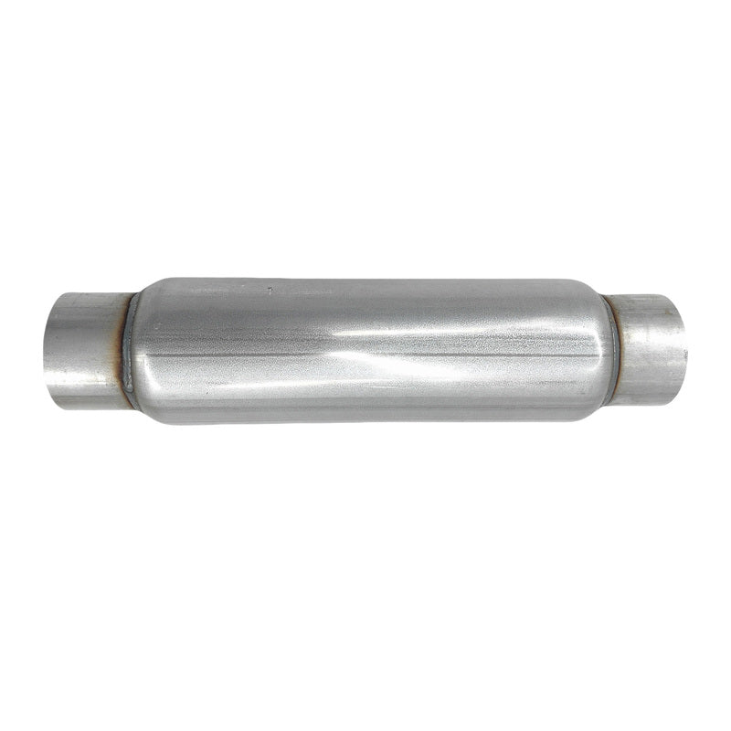 3" For Megapower Exhaust Hotdog Resonator Muffler Glass Pack 12" Long High Flow - Machter