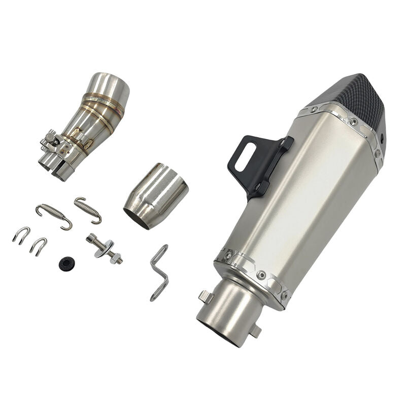 Modified Exhaust Muffler Pipe Silencer Fit For Kawasaki Z250 Ninja 250 300 2013-2016 ECC-KW003 - Machter