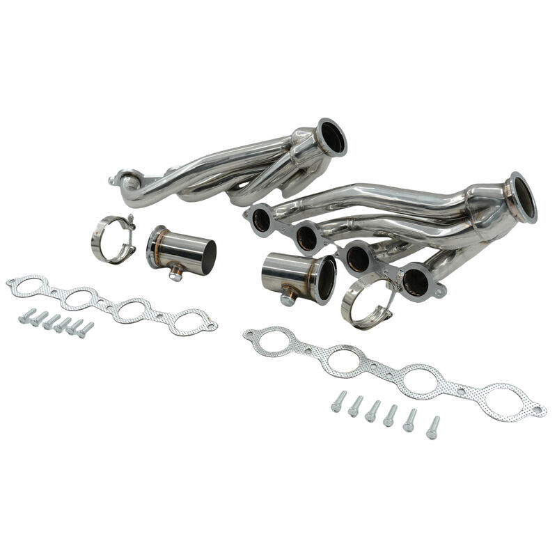 V-Band Manifold Header Fit For Camaro For Chevelle For Nova For Firebird V8 4.8L 5.3L 5.7L 6.0L 6.2L Engines - Machter