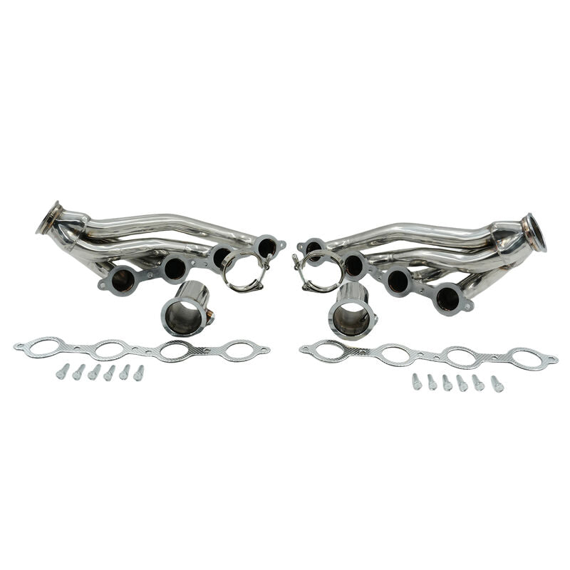 V-Band Manifold Header Fit For Camaro For Chevelle For Nova For Firebird V8 4.8L 5.3L 5.7L 6.0L 6.2L Engines - Machter