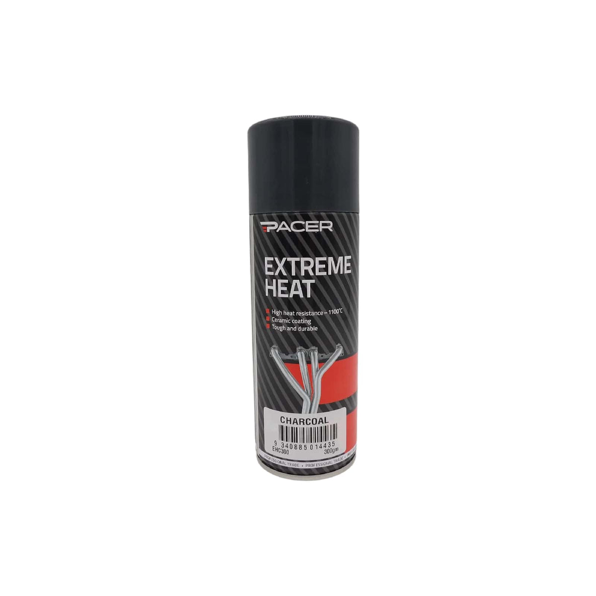 Extreme Heat Charcoal EHC300 - Pacer - Engine Enamel & Heat Proof Paint - Pacer