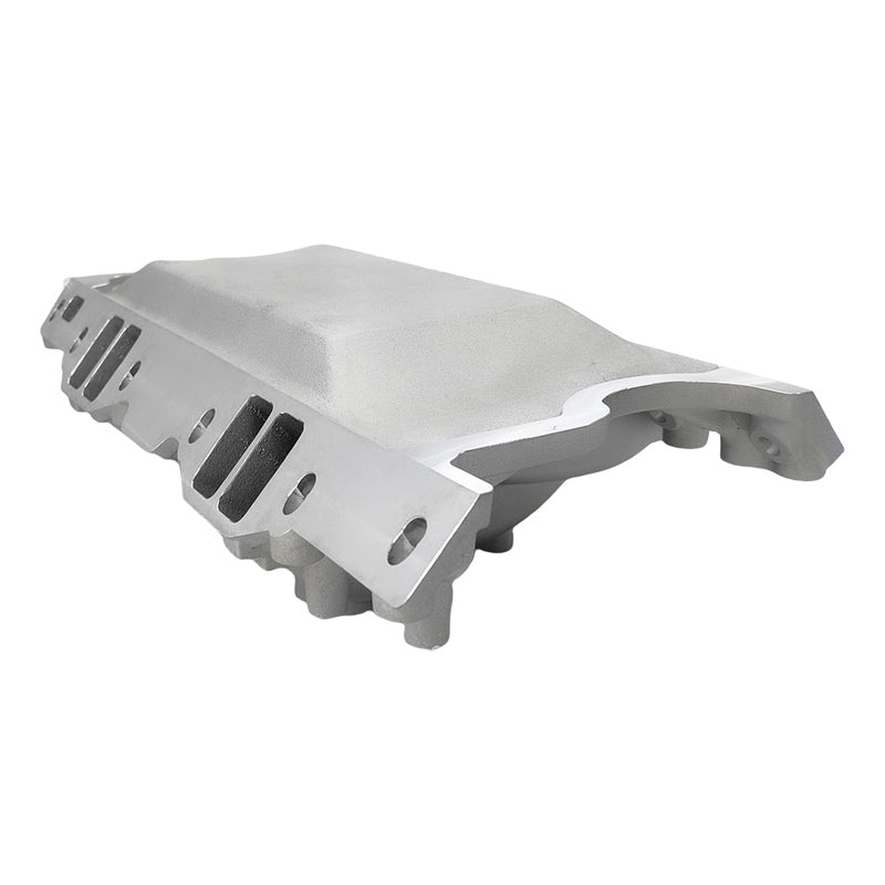 Engine Intake Manifold Dual Plane Silver Fit For Small Block Chrysler 318 340 360 - Machter