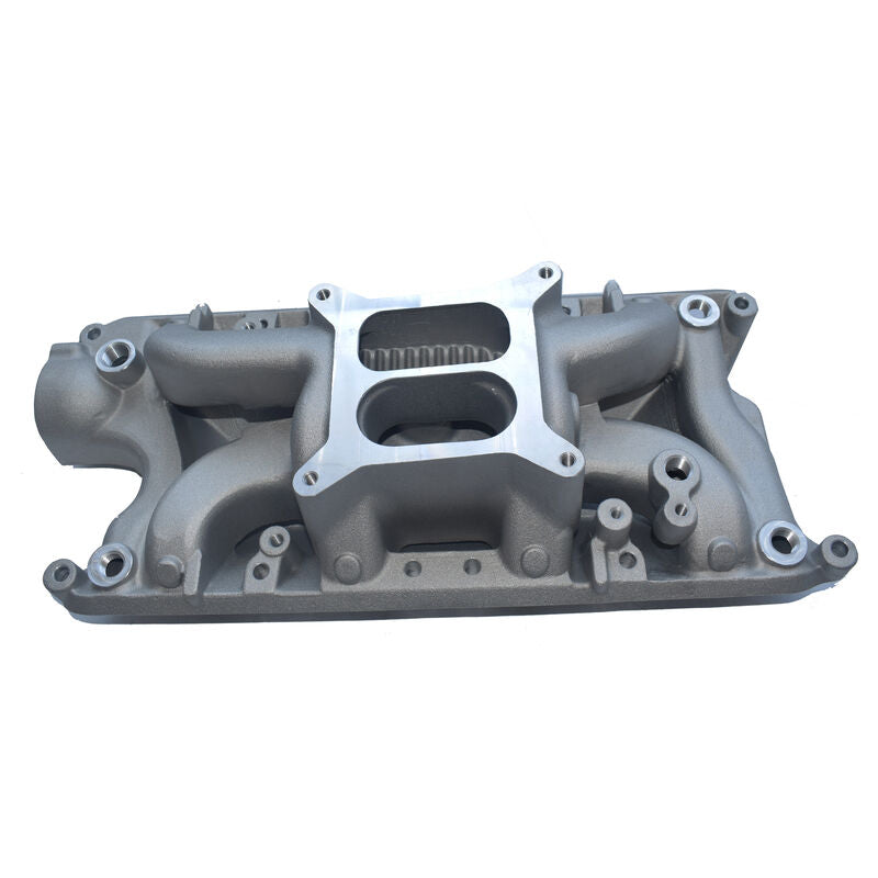 Dual Plane Intake Manifold Fit For Ford Windsor 289 302 4 Barrel Air Gap Satin 54026 EIM-FD002 - Machter